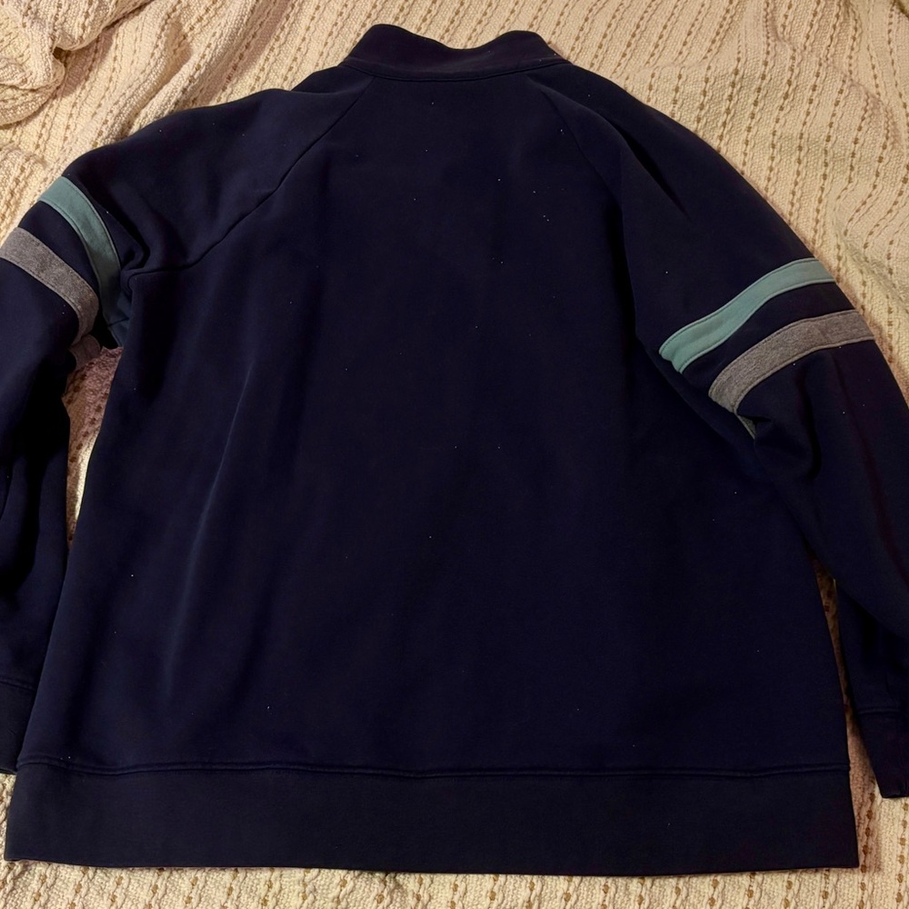 LL Bean Sporty Colorblock Half Zip - Size Large - Picture 3 of 3